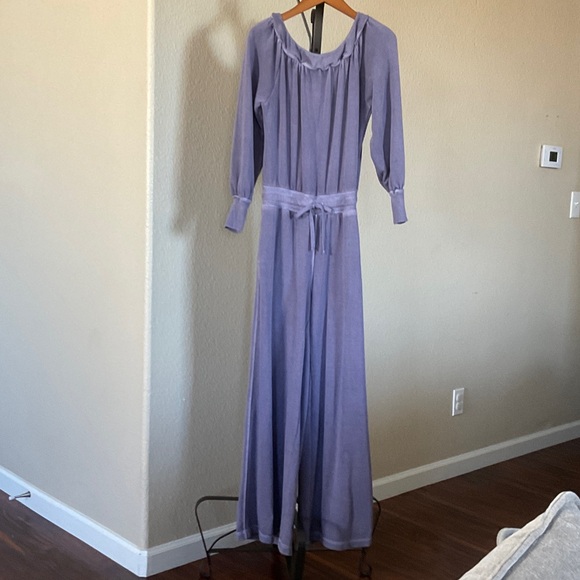 Free People 'One To Beat Onesie' in Steel Lavender - Picture 5 of 7